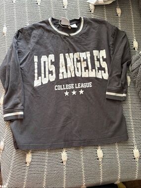 Zara Los Angeles College League Kids Tee - Black
